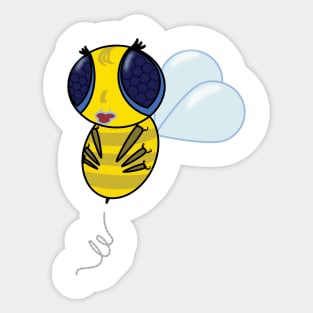 Funny Little Bee Sticker